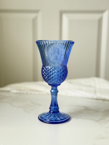 Vintage avon fostoria - fostoria, blue