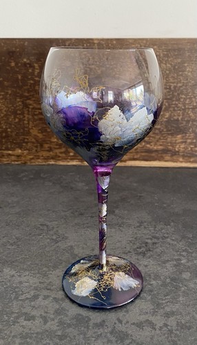 Beautiful purple silver gold - purple,silver, &