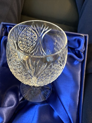 Large cut crystal drinking - cut,