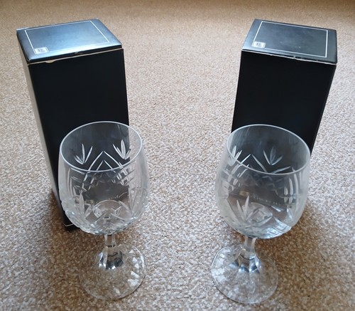 Pair rowton crystal - crystal, wine