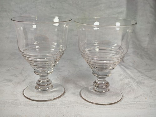 Pair vintage stuart - vintage, crystal
