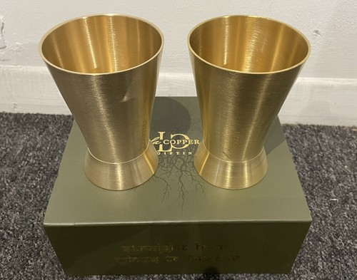 Set brass glass goblet - of, 2