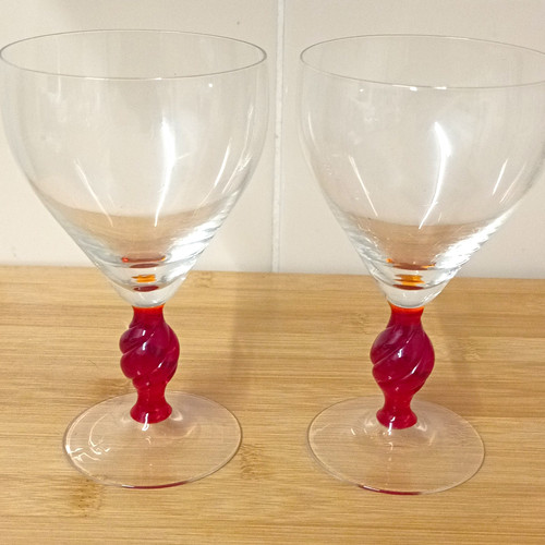 Set clear glass wine - set,