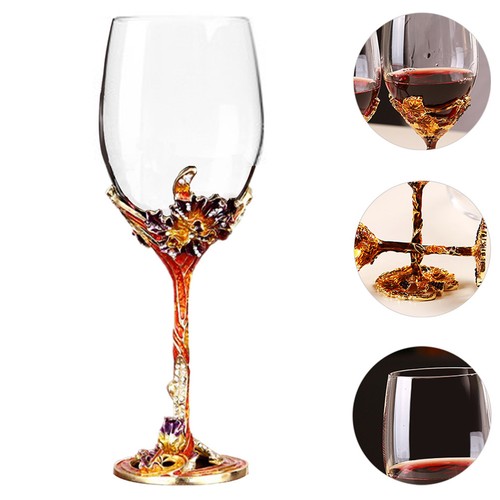 Wedding crystal wine goblet - wedding,