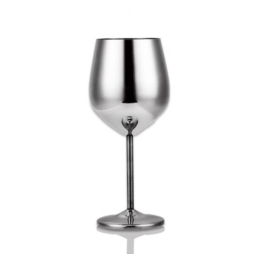 Stainless steel wine glass - steel,