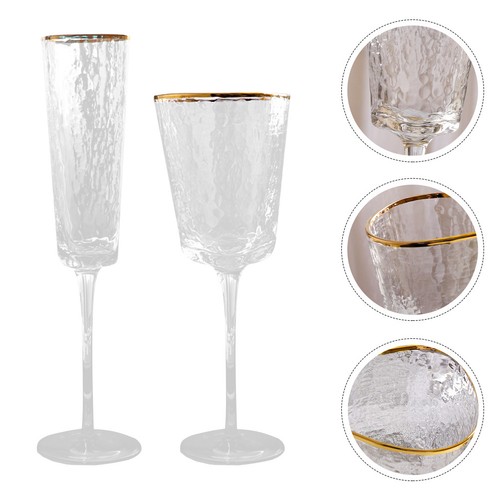 Elegant golden wine - wine, cup