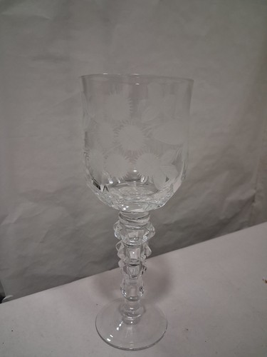 Vintage crystal goblet - vintage,