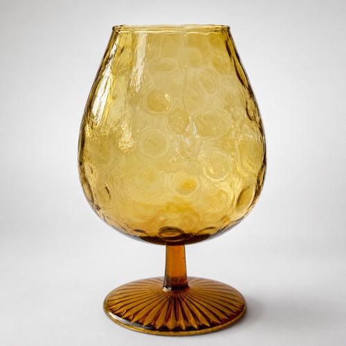 Vintage empoli amber - amber, glass