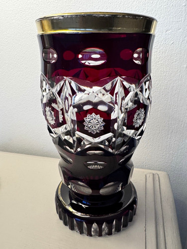Bohemian ruby flash cut - , to