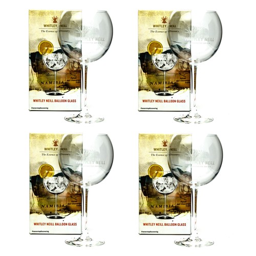 Whitney neill glass gin - 4x,