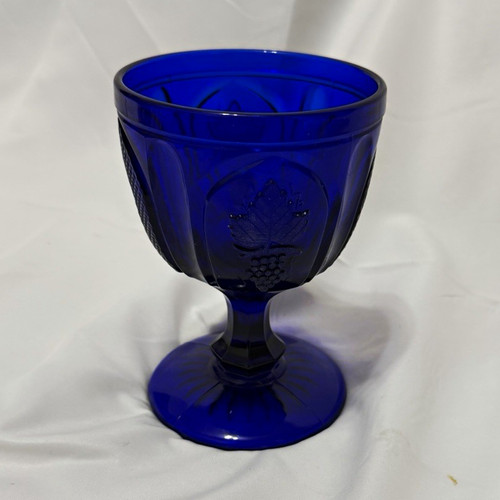 Cobalt blue glass stemmed - cobalt,