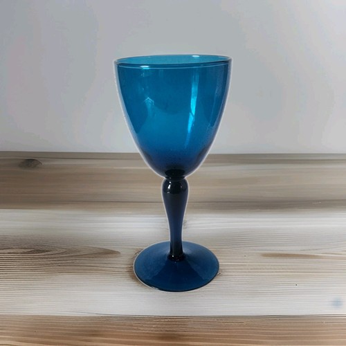 Large blue glass - large,