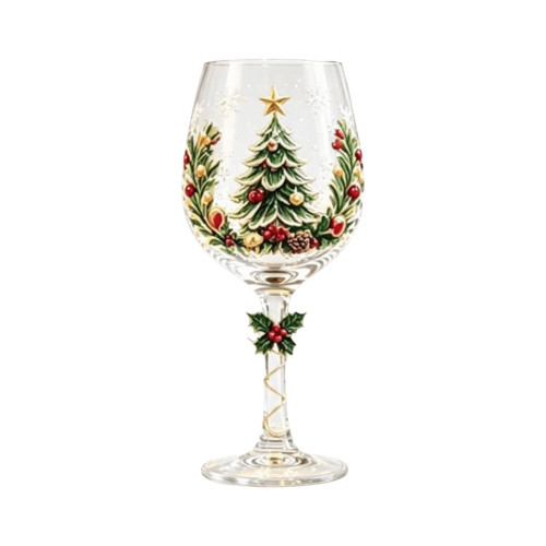 350ml christmas art wine - christmas,