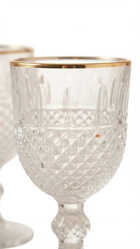 Luxury 220ml wine goblets gold - wine,