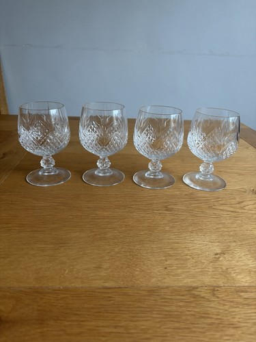 Set clear cut glass - clear,