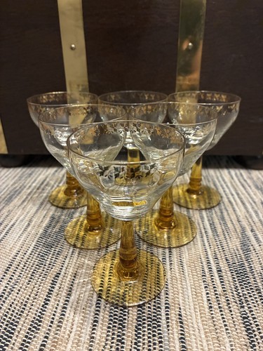 Vintage amber stem sherry - vintage,