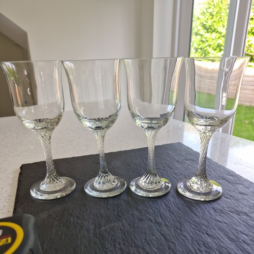 Clear wine glasses goblets - glasses, set