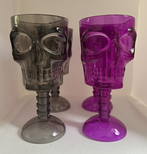 Skull plastic glass - skull,